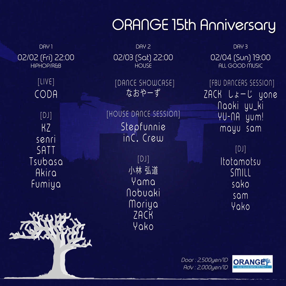 ORANGE 15th Anniversary Party Day 1