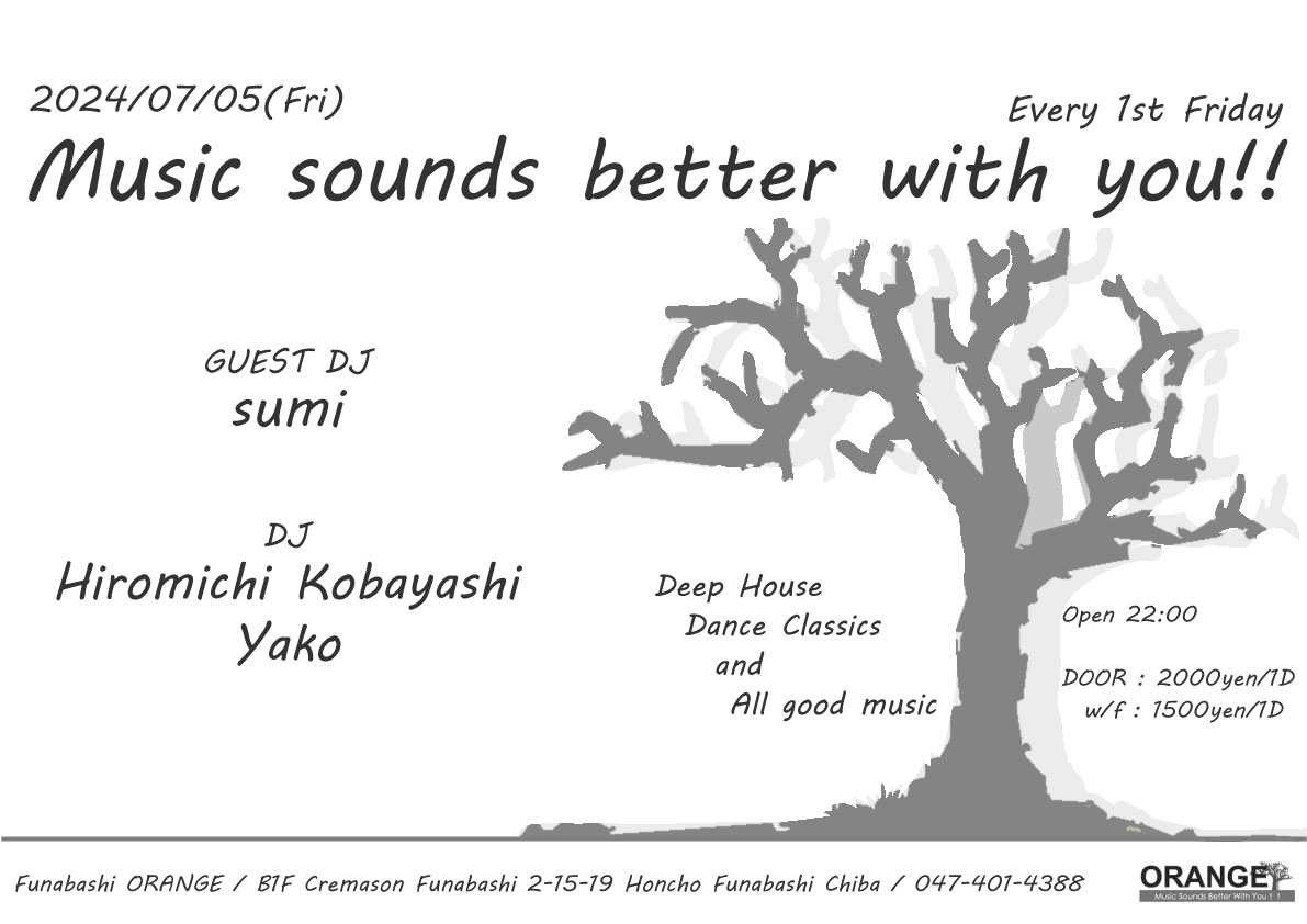 MUSIC SOUNDS BETTER WITH YOU!